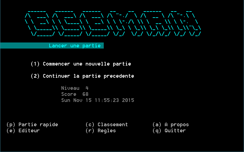 Eceman home screen